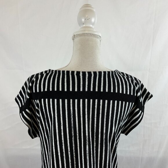Marimekko for Target Cover-Up S Black White Stripe Velour - Picture 8 of 11
